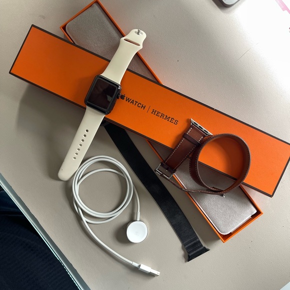 Hermes Other - Apple Watch w/Authentic Hermes leather strap
